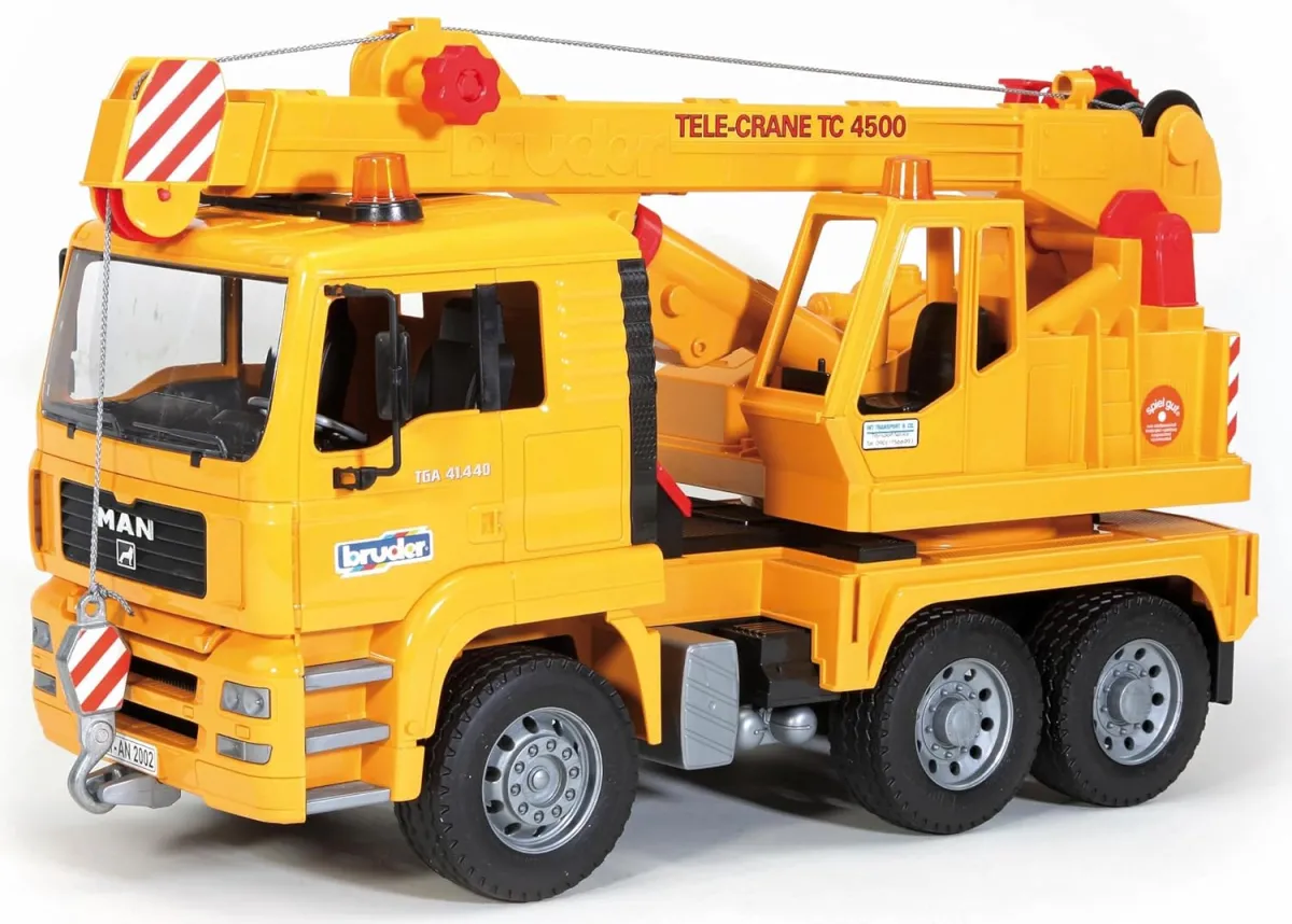 Spielzeug-Kran-LKW für Jungs ab 3 – Geschenk zum Geburtstag