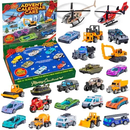 Auto-Adventskalender für Jungen – 24 kleine Fahrzeuge – Bild 2