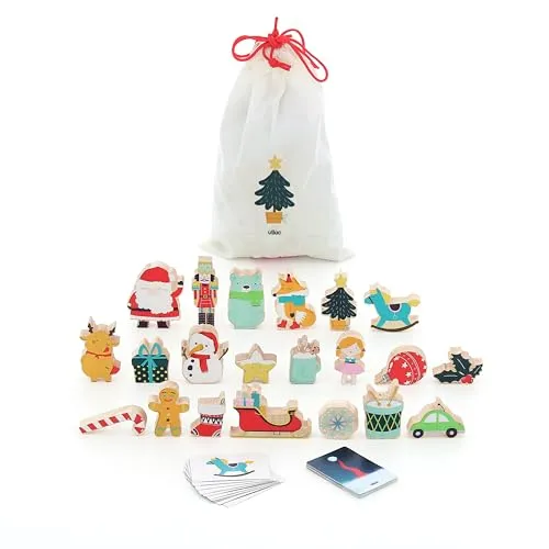 Tast-Adventskalender aus Holz für Kinder ab 2 Jahren – Bild 3