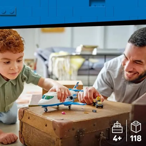 LEGO City Passagierjet – Bauset für Kinder ab 4 – Bild 3