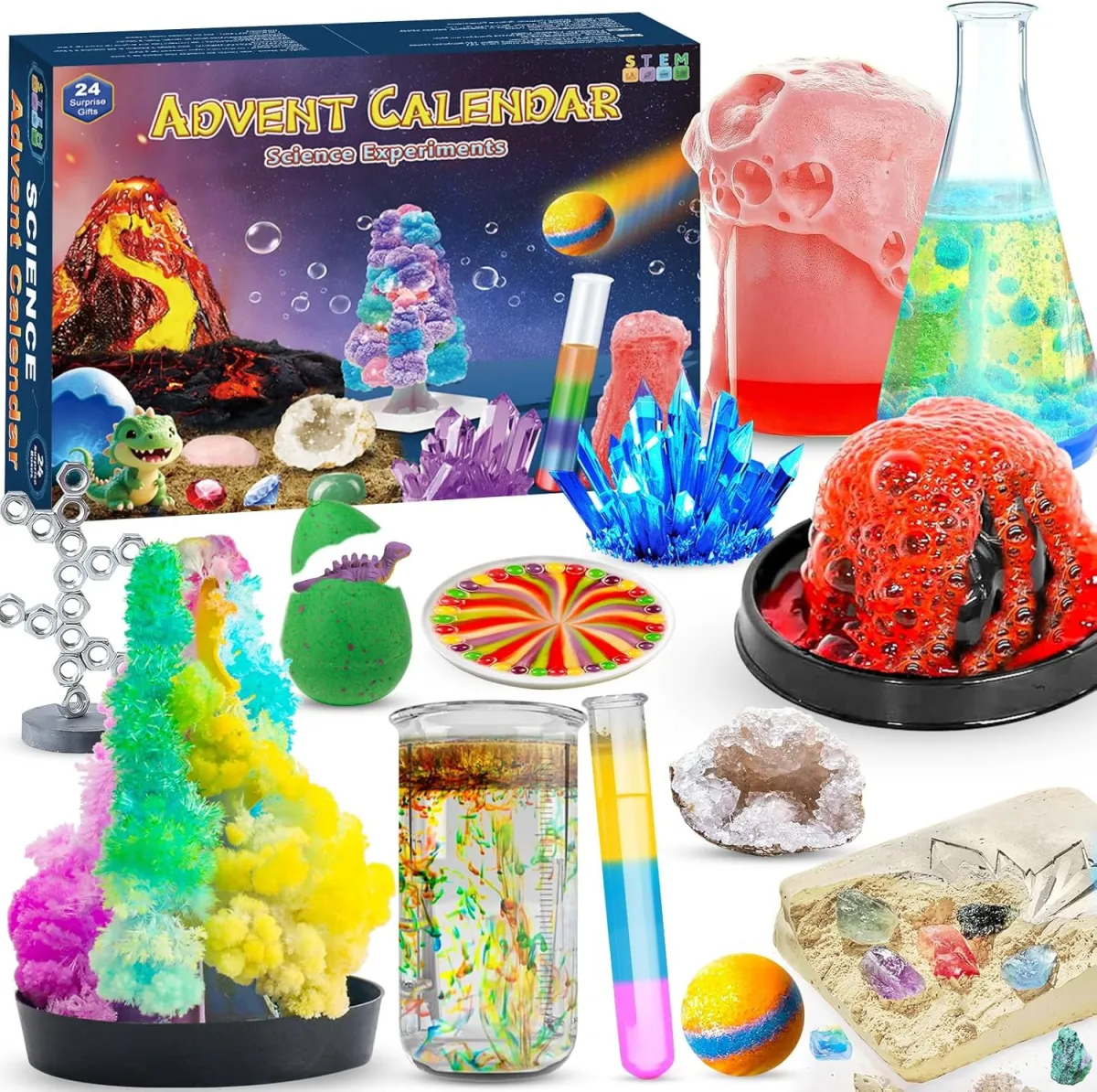 Experimente-Adventskalender für neugierige Kinder
