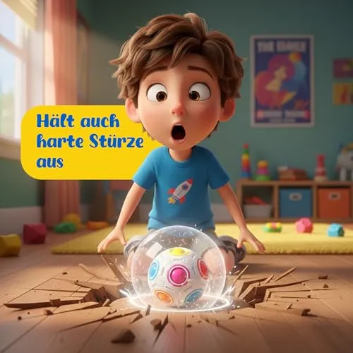 Regenbogenball Kugellabyrinth – Knobelspaß für Kinder – Bild 3