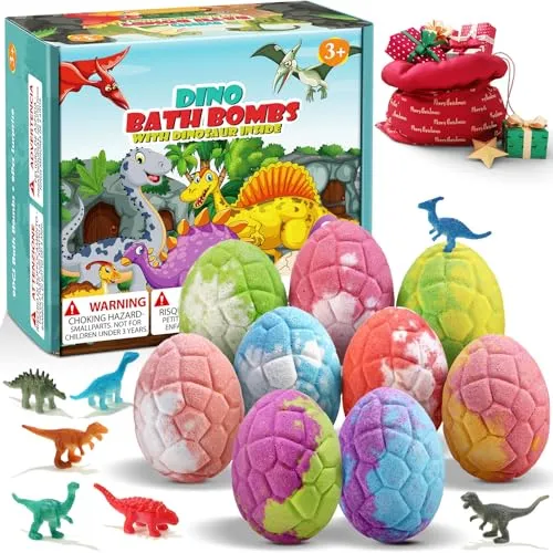 Dino-Badebomben mit Überraschung für Kinder – Bild 2