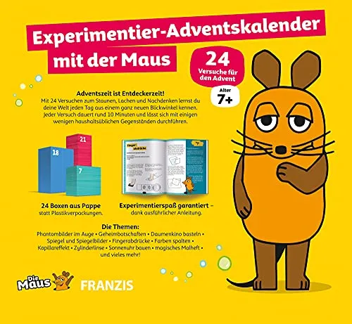 Experimentier-Adventskalender mit der Maus für Kinder – Bild 3