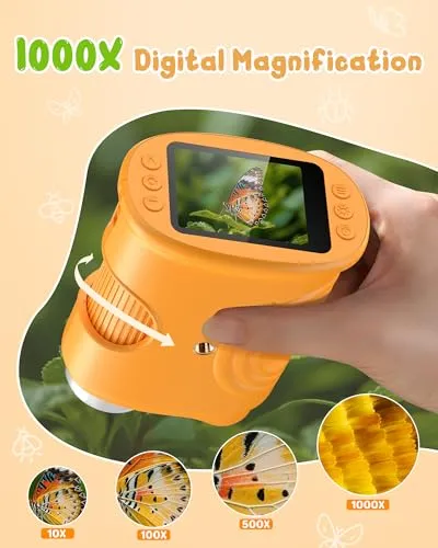 Digitales Taschenmikroskop für Kinder – Entdecker-Geschenk – Bild 3