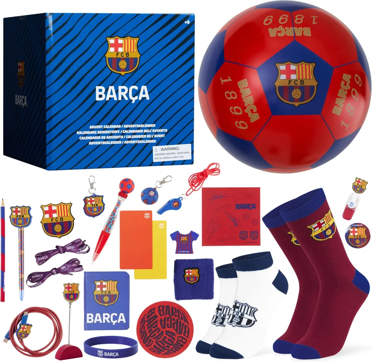 FC-Barcelona-Adventskalender für fußballbegeisterte Kinder