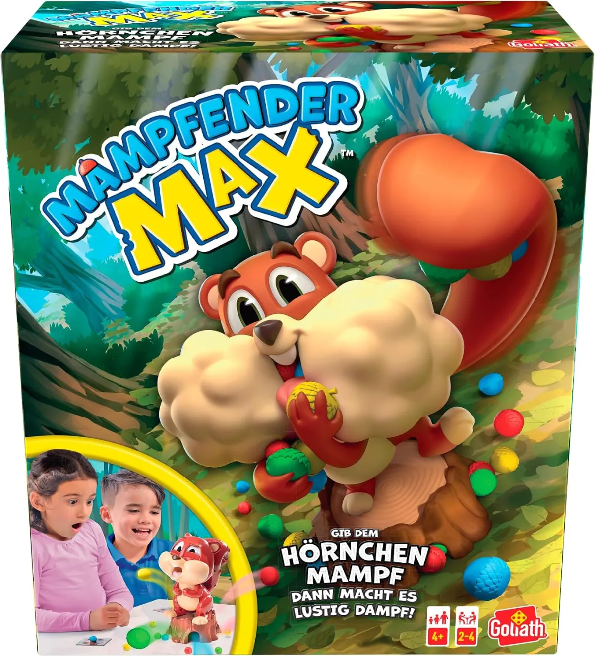 Mampfender Max – Familienspiel für Kinder ab 4 Jahren
