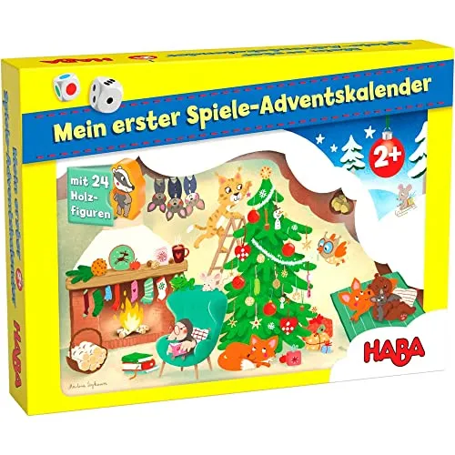 Spiele-Adventskalender mit Holztieren für Kleinkinder – Bild 2