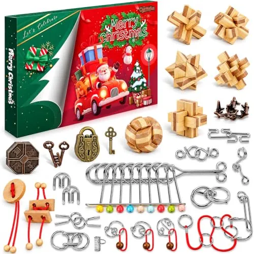 Rätsel-Adventskalender mit 24 Knobelspielen für Tüftler – Bild 2