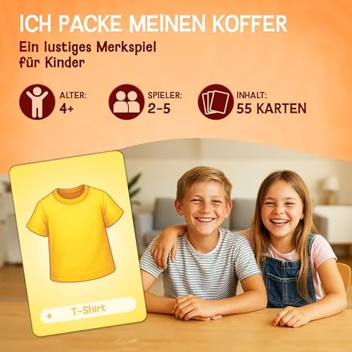 Kartenspiel „Ich packe meinen Koffer“ für Kinder ab 4 – Bild 3
